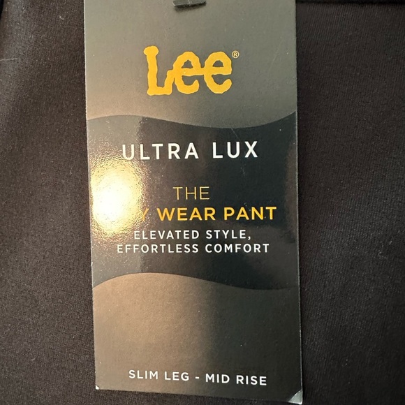 Lee Ultra Lux Comfort Any Wear Slim Ankle Pant - Women's 16S- Black - Picture 9 of 14